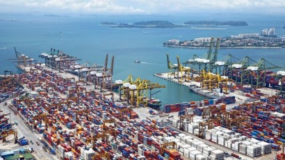 Porto de Santos registra recorde em 2021 com aumento de contineres, soja e fertilizantes